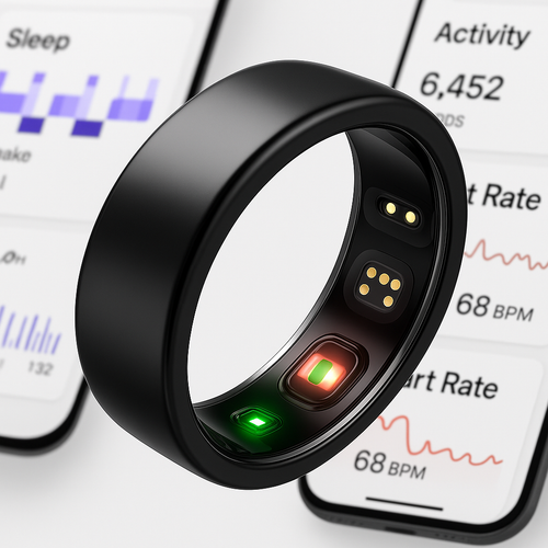 ZenHabitz Smart Ring - Black